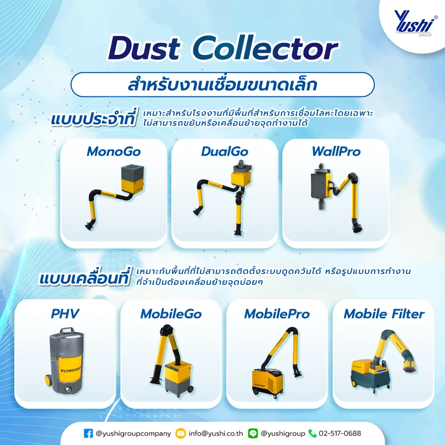 Dust Collector สำหรับงานเชื่อมขนาดเล็ก